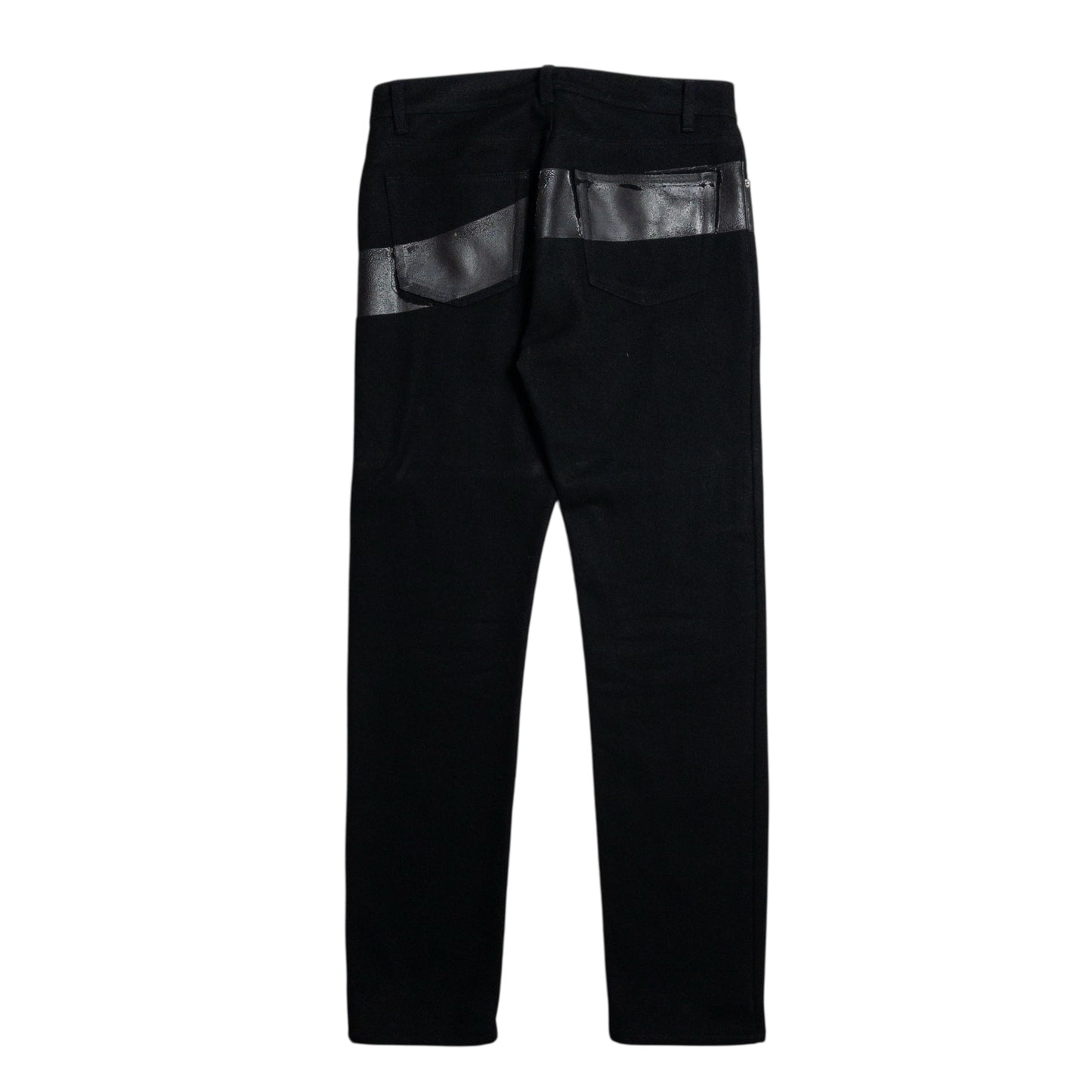 Helmut Lang AW97 Rubber Stripe Wool Jeans