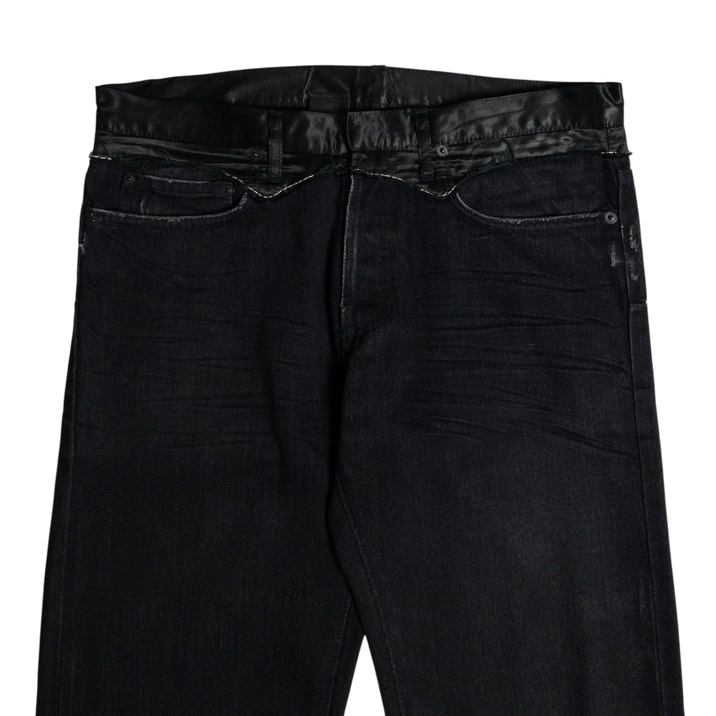 Dior Homme AW06 Satin Cummerbund Denim