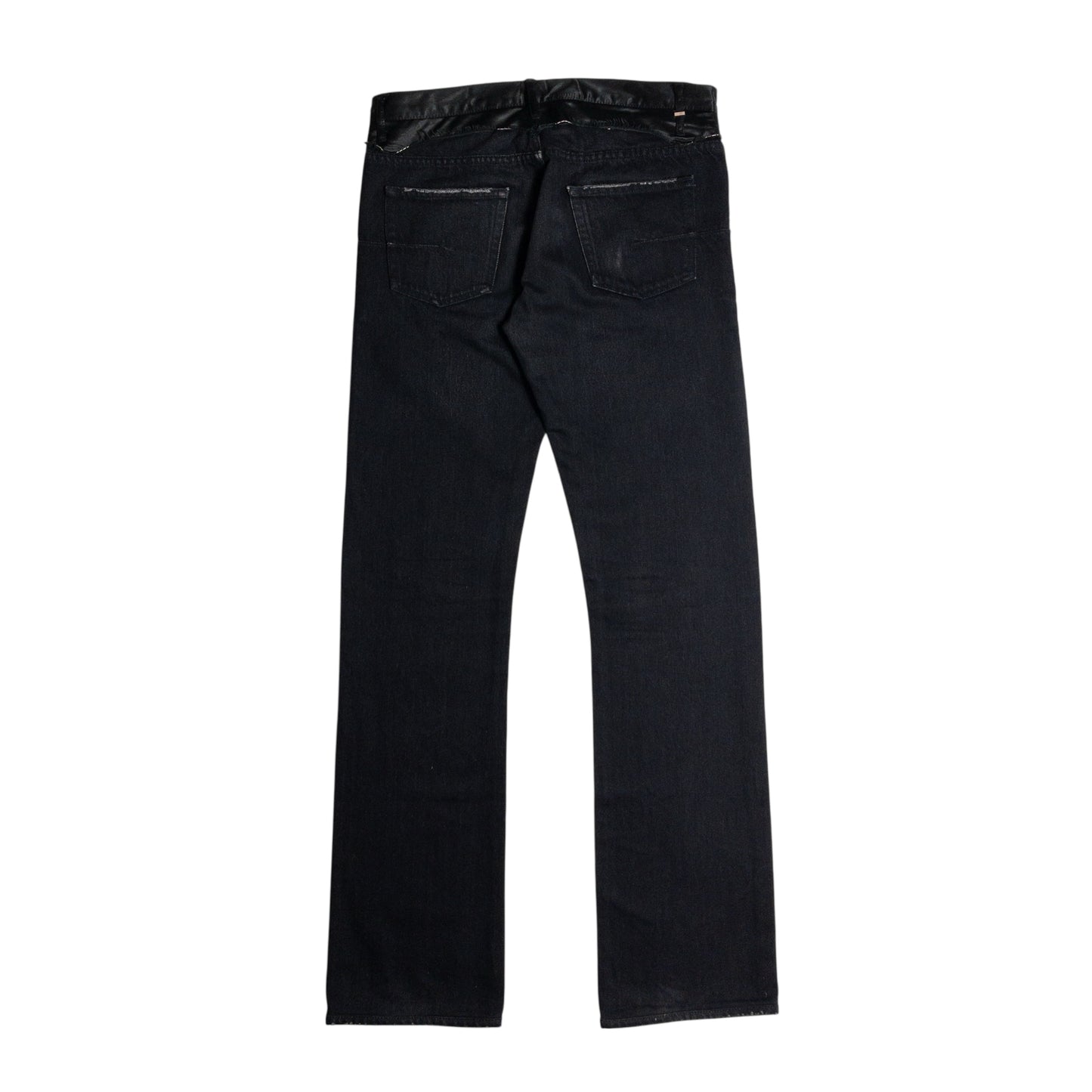 Dior Homme AW06 Satin Cummerbund Denim