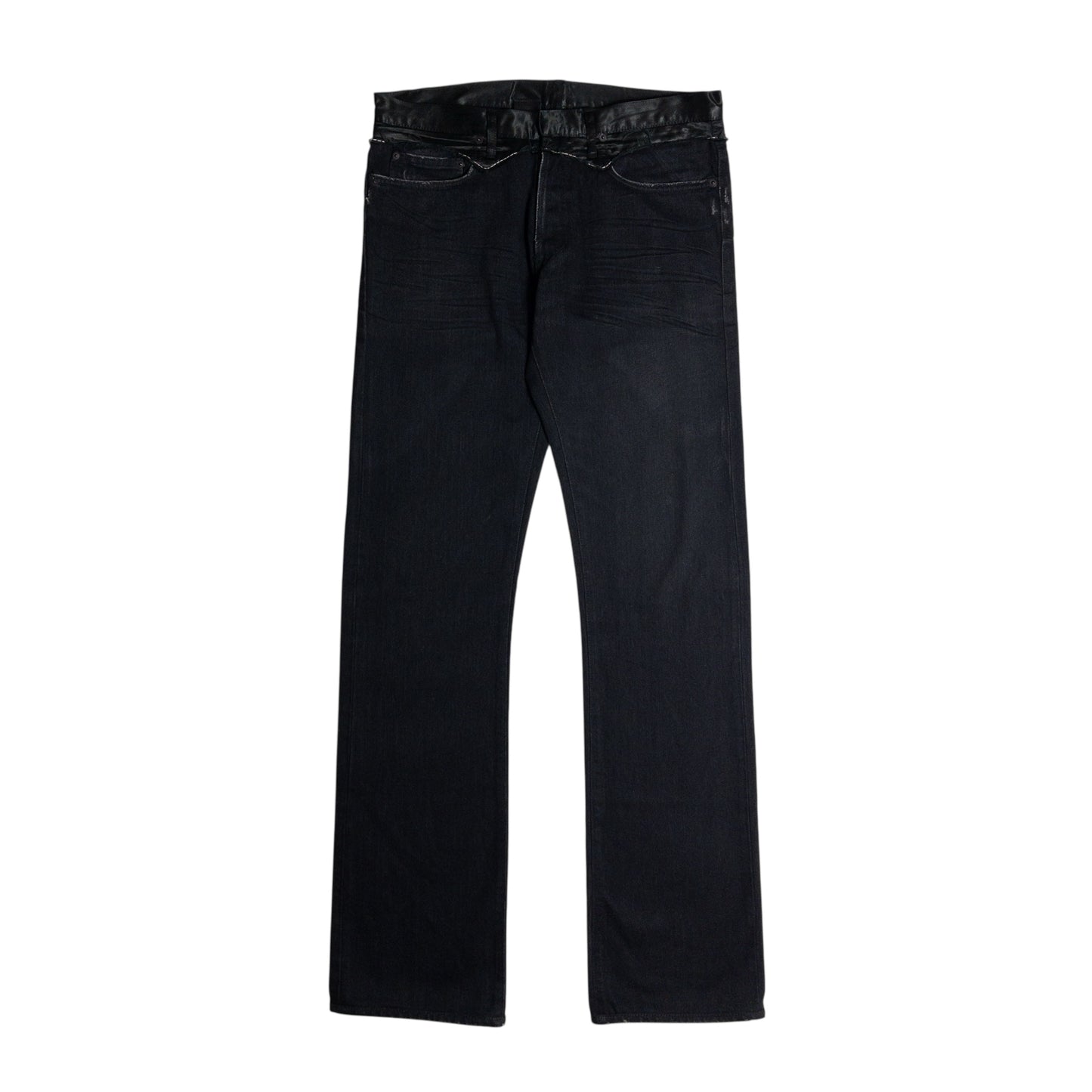 Dior Homme AW06 Satin Cummerbund Denim