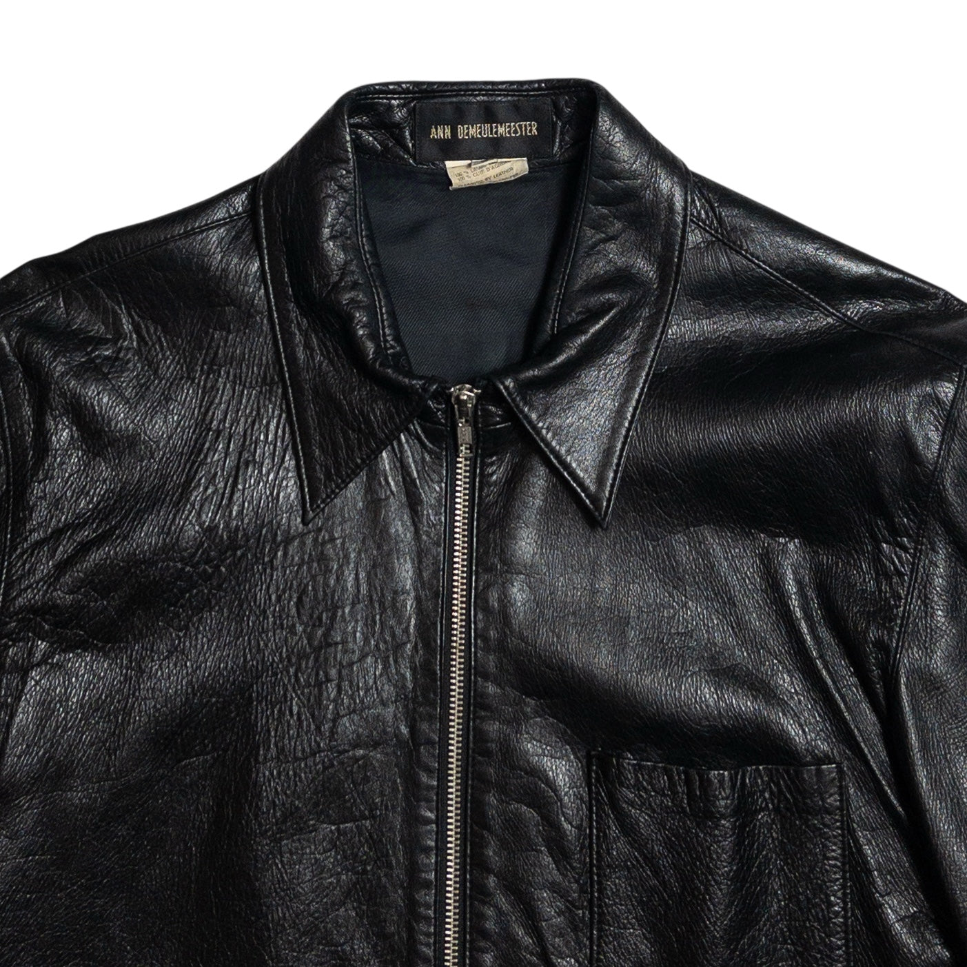 Ann Demeulemeester SS99 Lambskin Leather Jacket