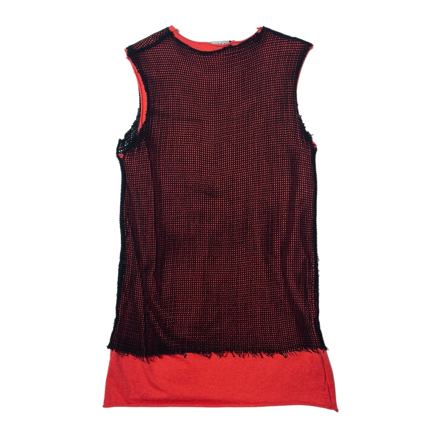 Raf Simons SS99 Layered Mesh Tank Top