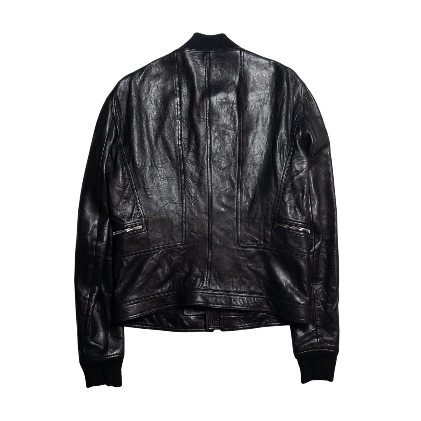 Rick Owens FW17 ‘Glitter’ Leather Bomber Jacket