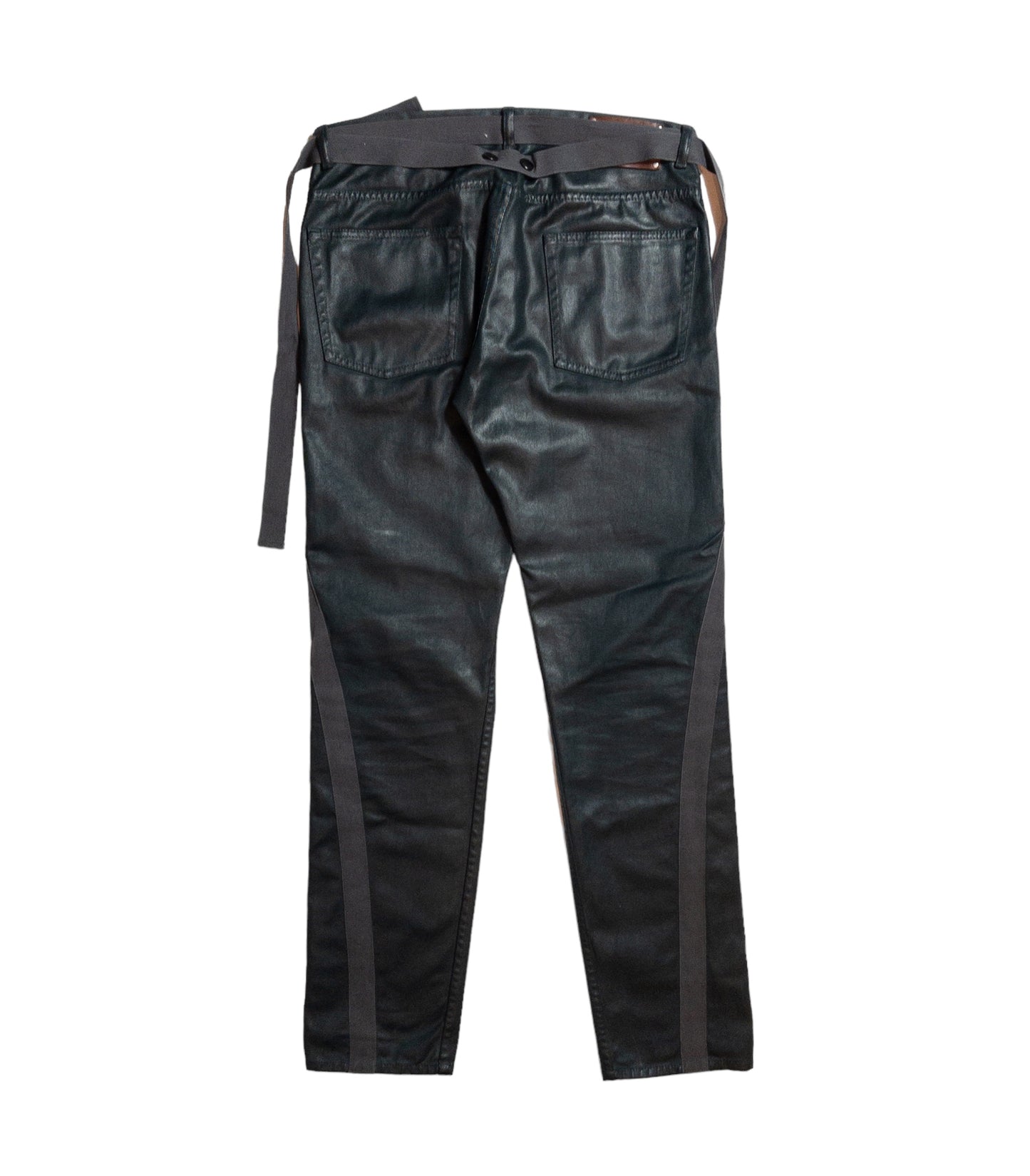 Dries Van Noten AW14 Coated Bondage Denim