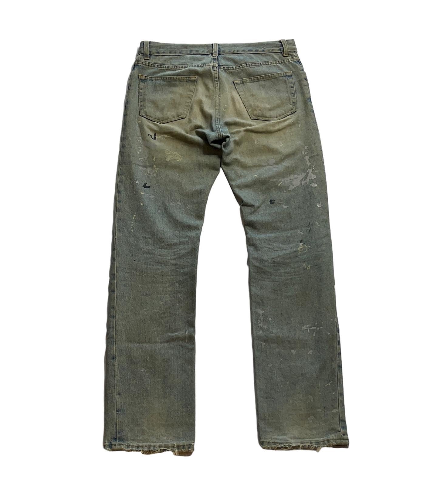 Helmut Lang 1998 Sandblasted Painter Denim