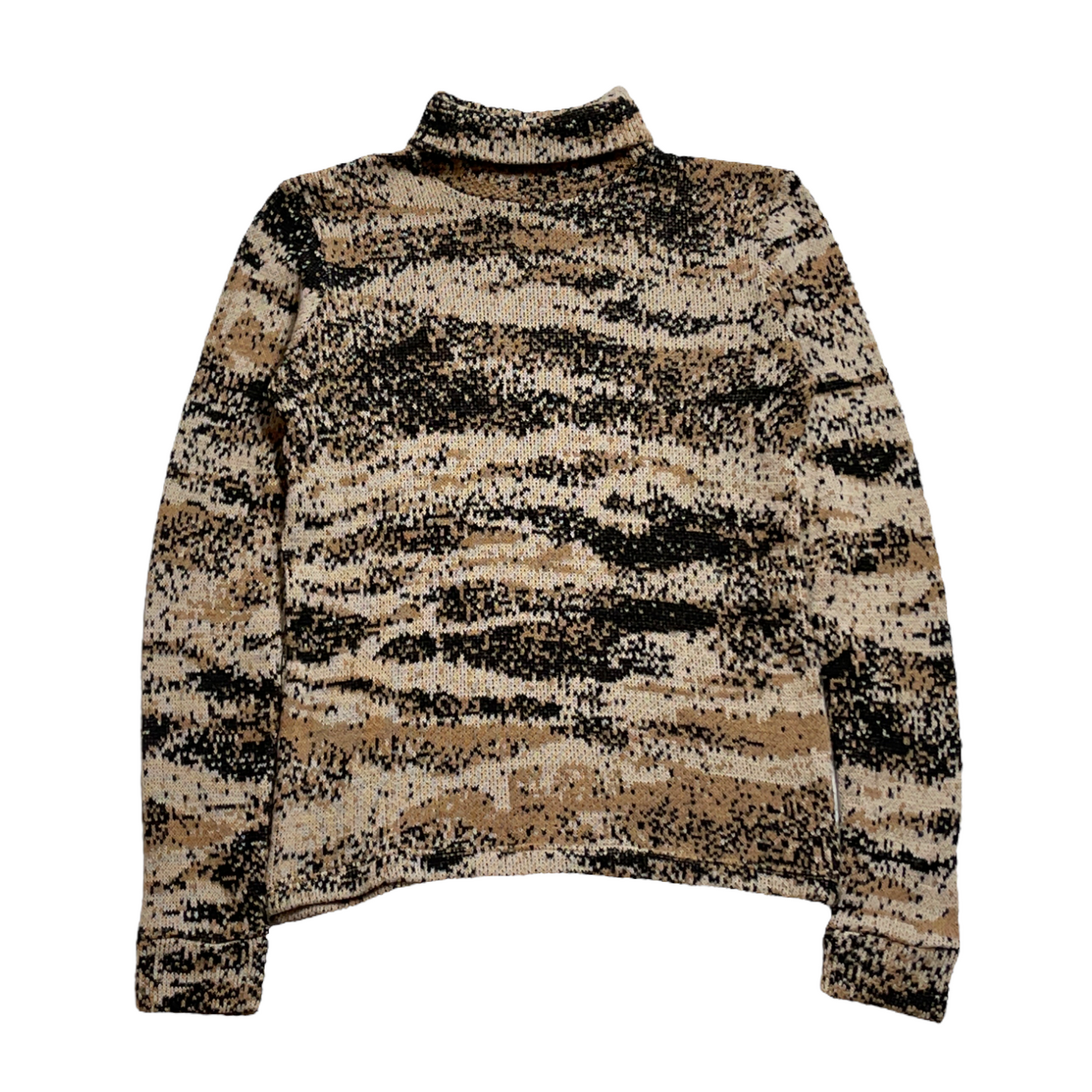 Raf Simons AW02 'Virginia Creeper' Digi-Camo Turtleneck