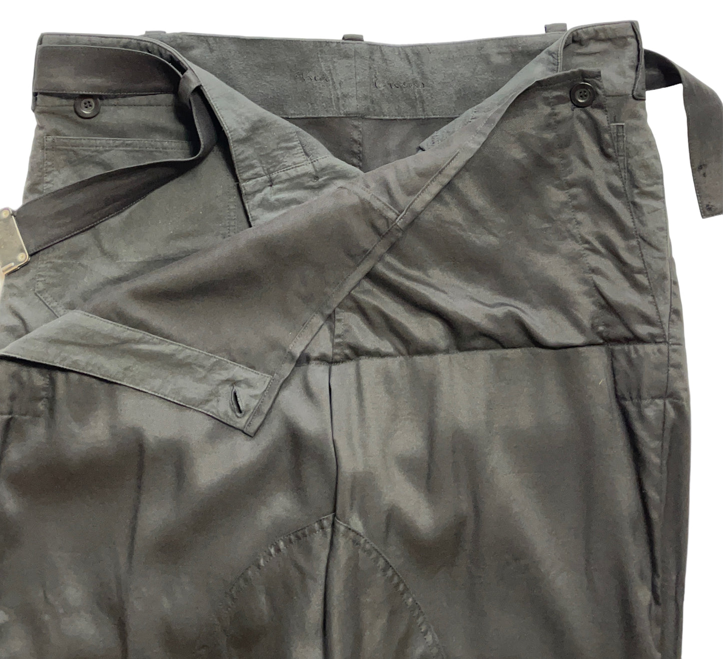 Rick Owens SS03 'Citroen' Belted Flap Pants