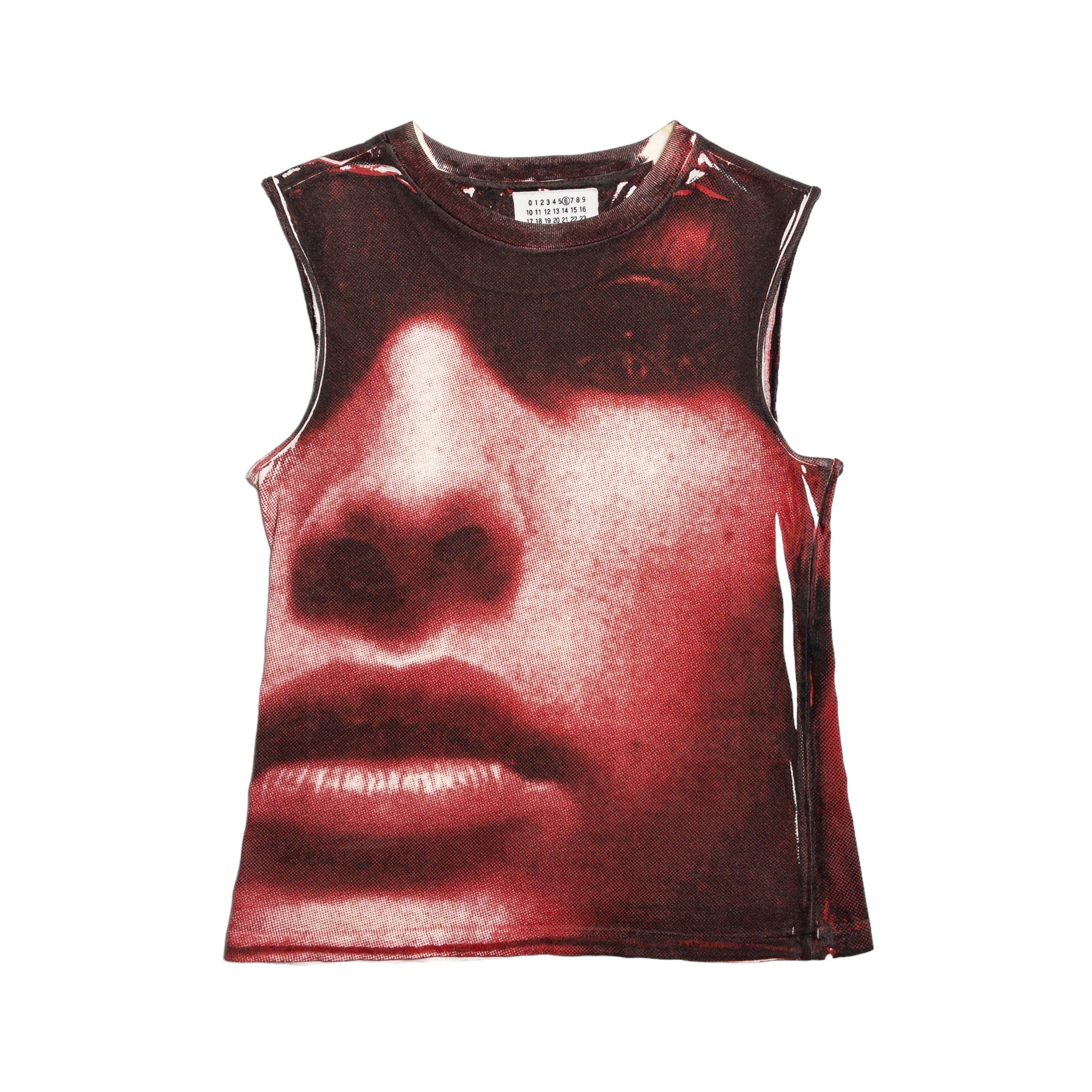Maison Margiela SS04 Face Print Tank Top – descryarchive