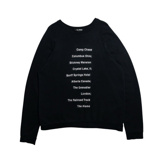 Raf Simons AW05 Haunted Places Raglan Sweatshirt