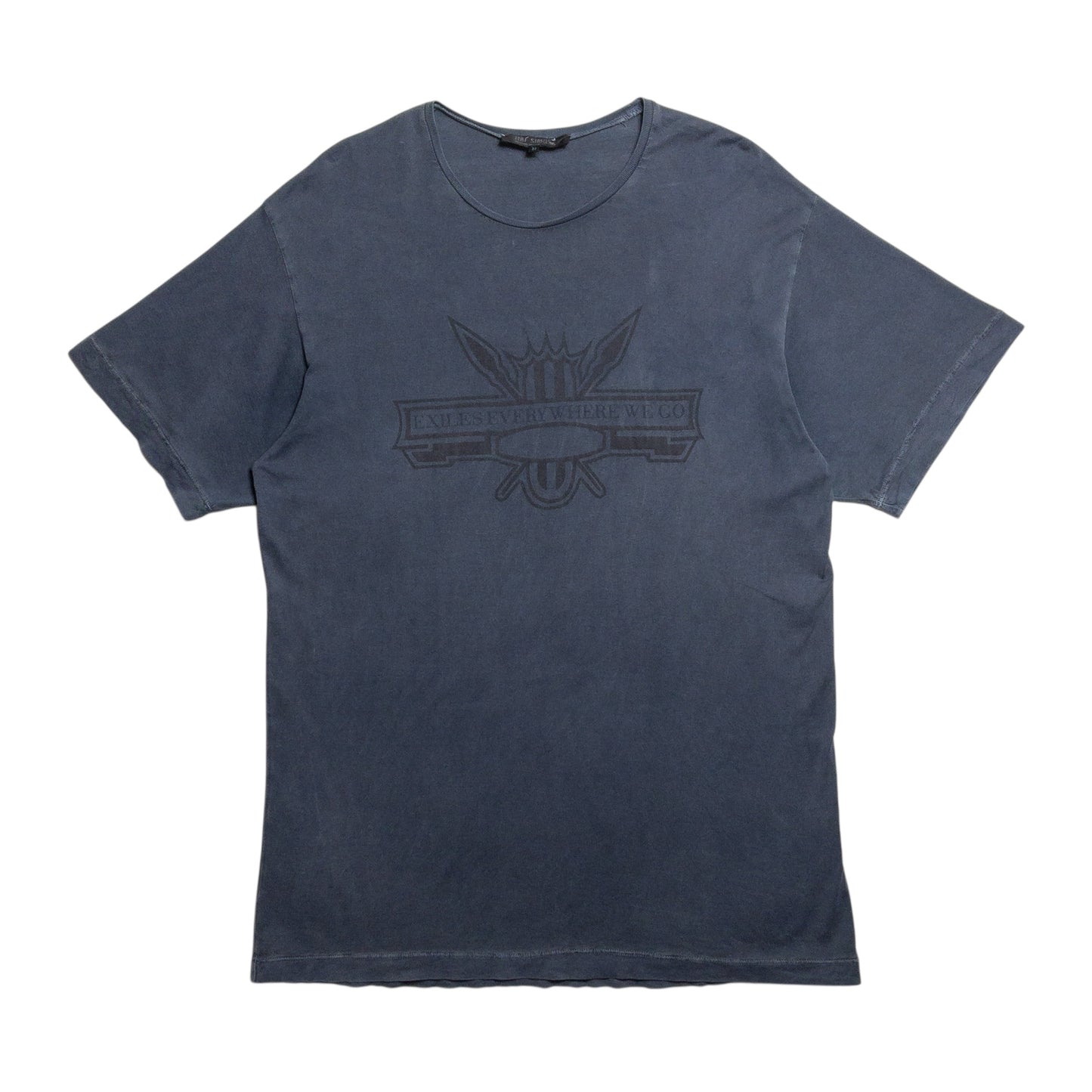 Raf Simons AW04 'Waves' Exiles Everywhere We Go Tee