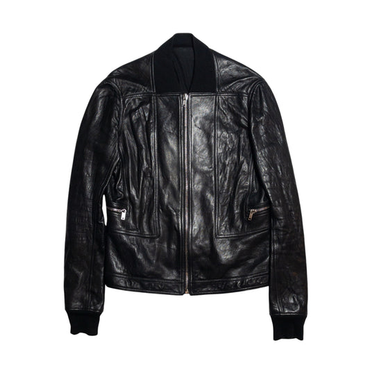 Rick Owens FW17 ‘Glitter’ Leather Bomber Jacket