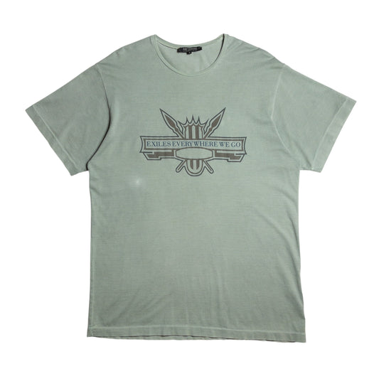 Raf Simons AW04 'Waves' Exiles Everywhere We Go Tee