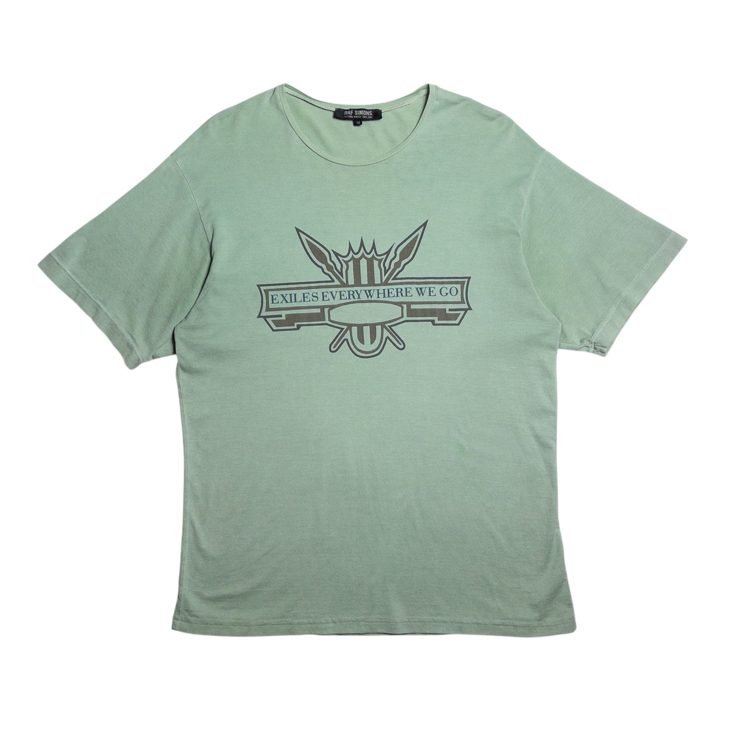 Raf Simons AW04 'Waves' Exiles Everywhere We Go Tee