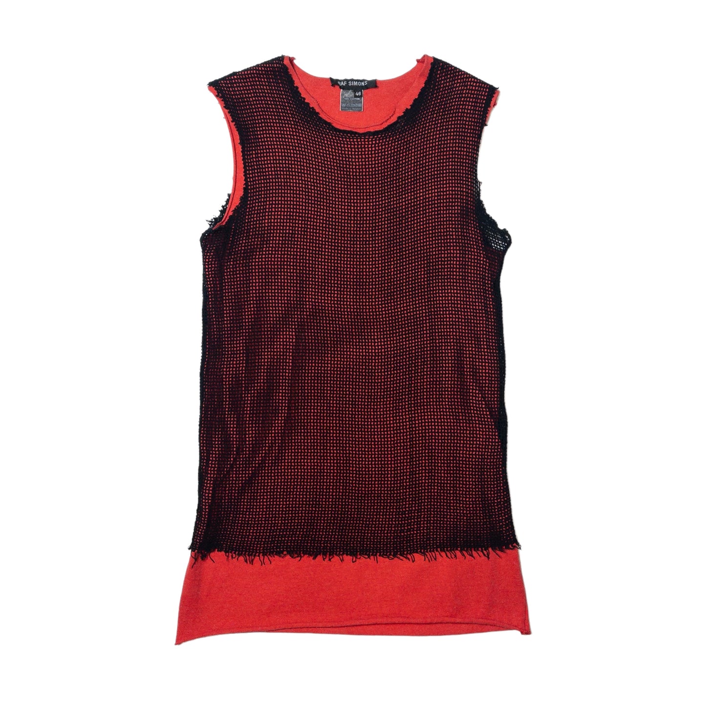 Raf Simons SS99 Layered Mesh Tank Top
