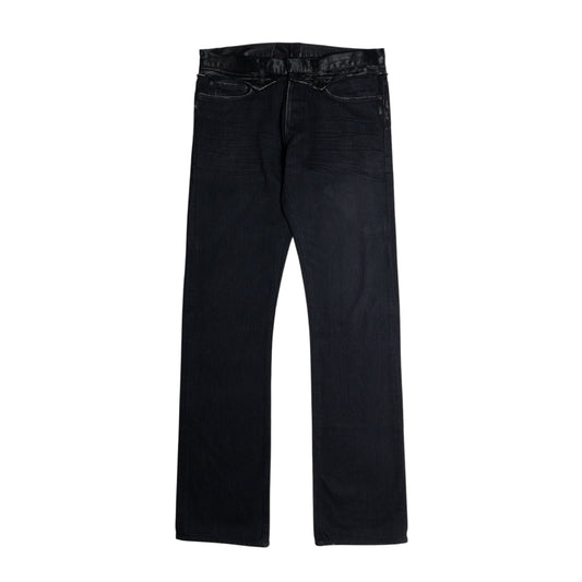 Dior Homme AW06 Satin Cummerbund Denim