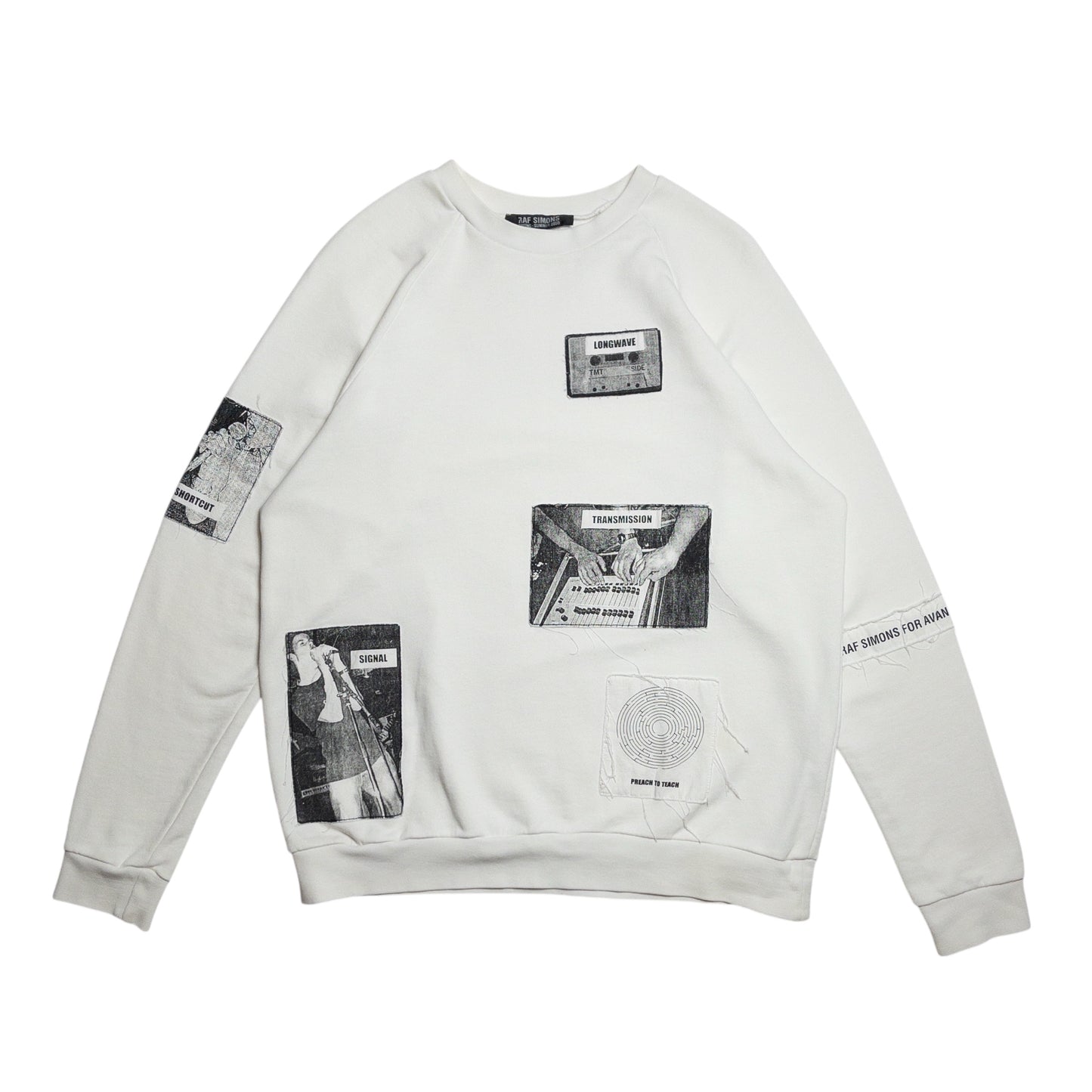 Raf Simons SS05 'Avant-Garde' Patch Sweatshirt