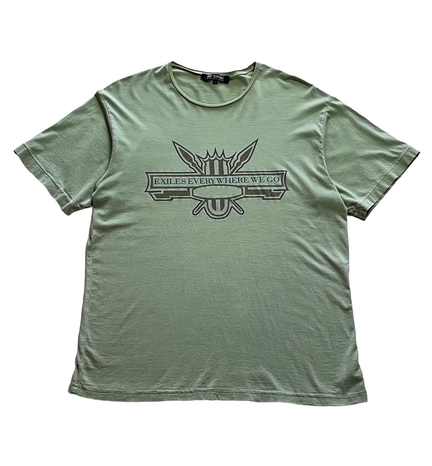 Raf Simons AW04 'Waves' Exiles Everywhere We Go Tee