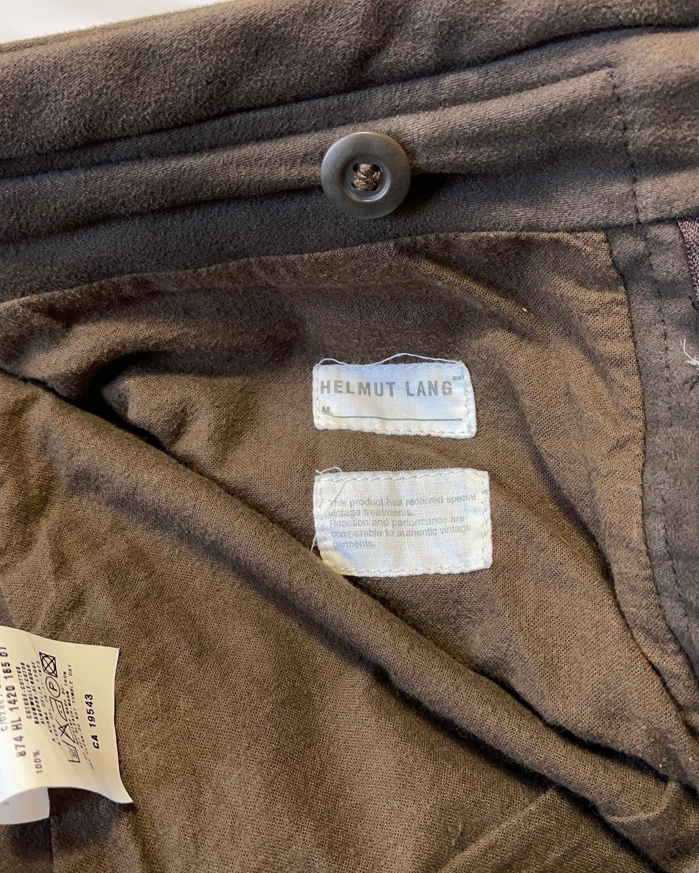 Helmut Lang AW99 Moleskin Astro Moto Pants – descryarchive